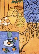 Henri Matisse Yellow and blue oil painting picture wholesale